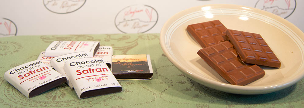 Mini-tablette Chocolat au Lait et Safran