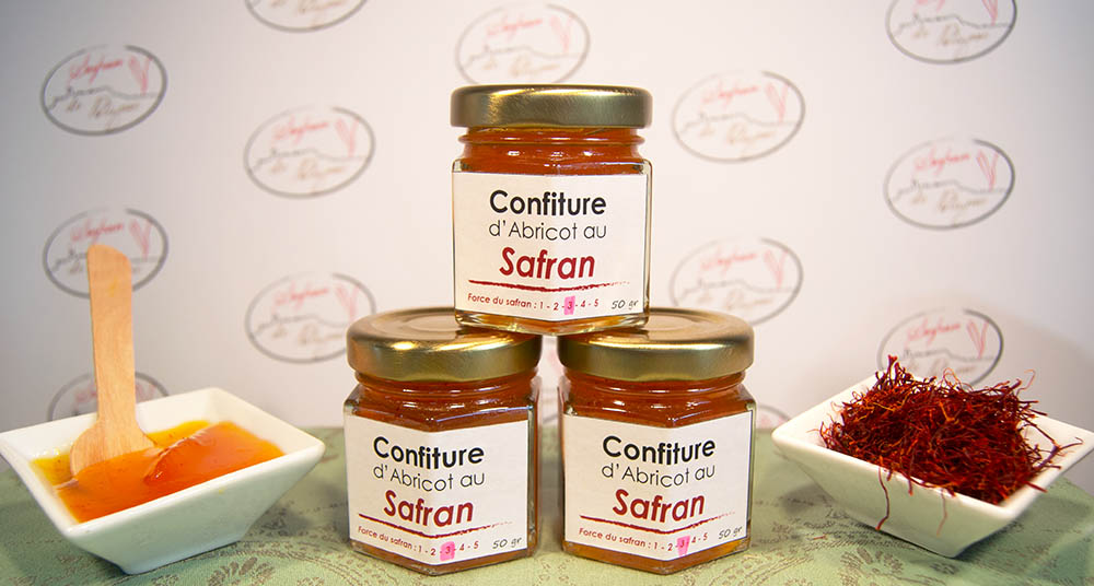 Confiture de Figues Rouges au Safran 200g