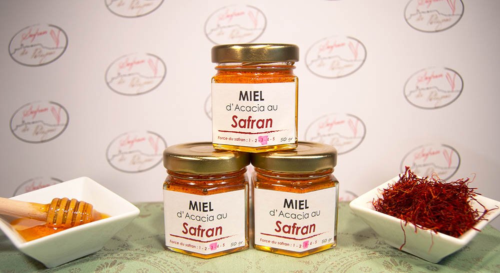 Miel D'Acacia au Safran 4 x 55g